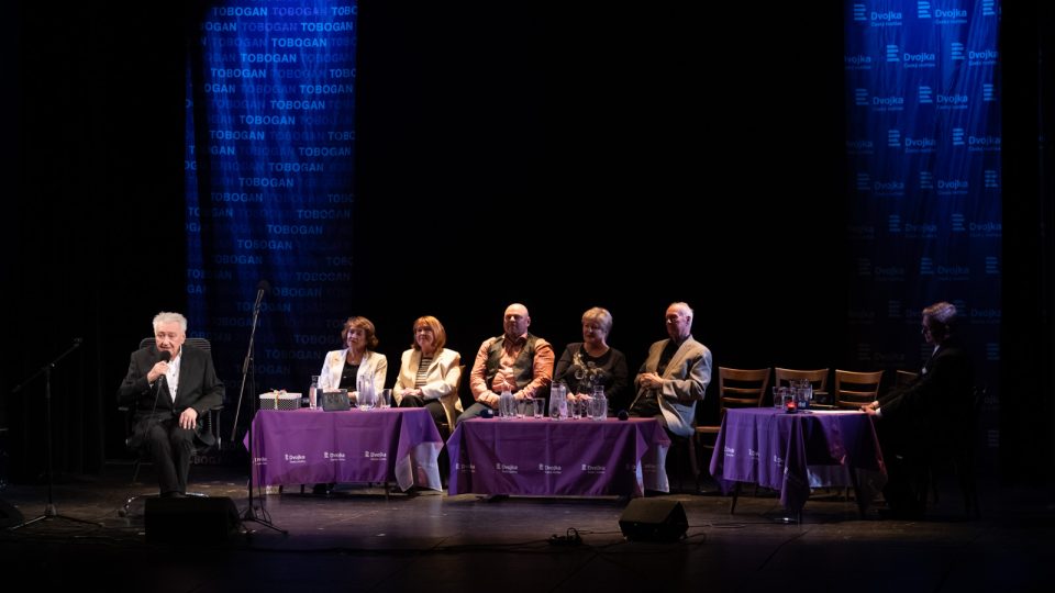 Josef Zíma, Yvetta Simonová, Pavlína Filipovská, Marian Vojtko, Ivana a Jan Slabákovi